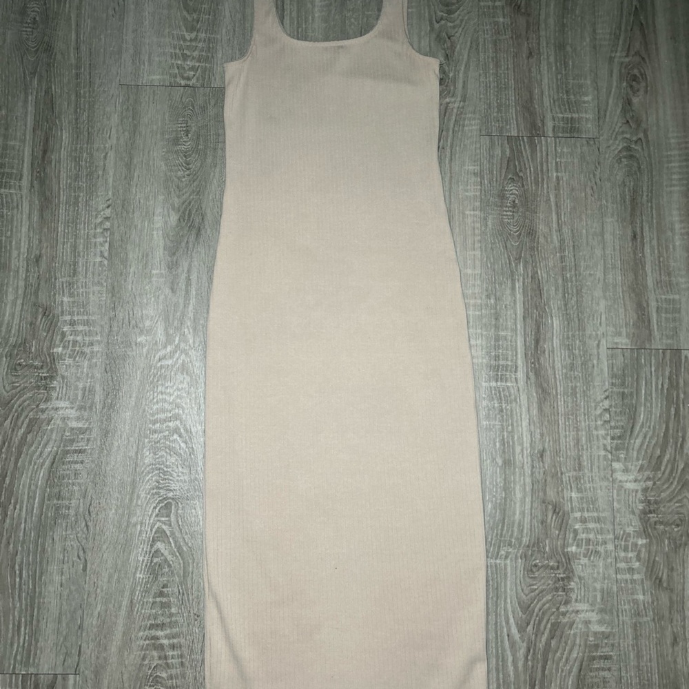 Forever 21 Cream Midi Dress